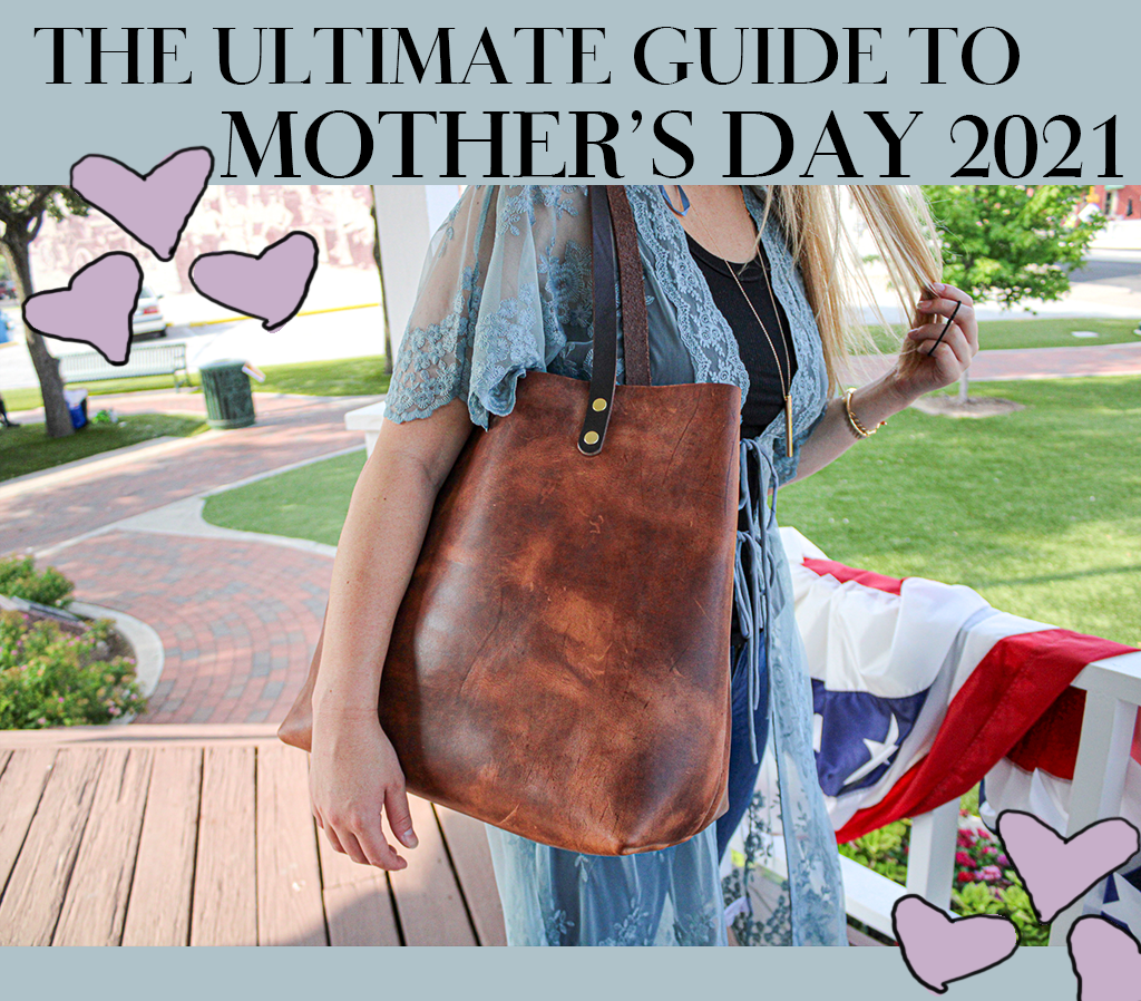 The Perfect Gift for your Mom on Mothers Day is a hand crafted leather bag or accessory from Kerry Noël!