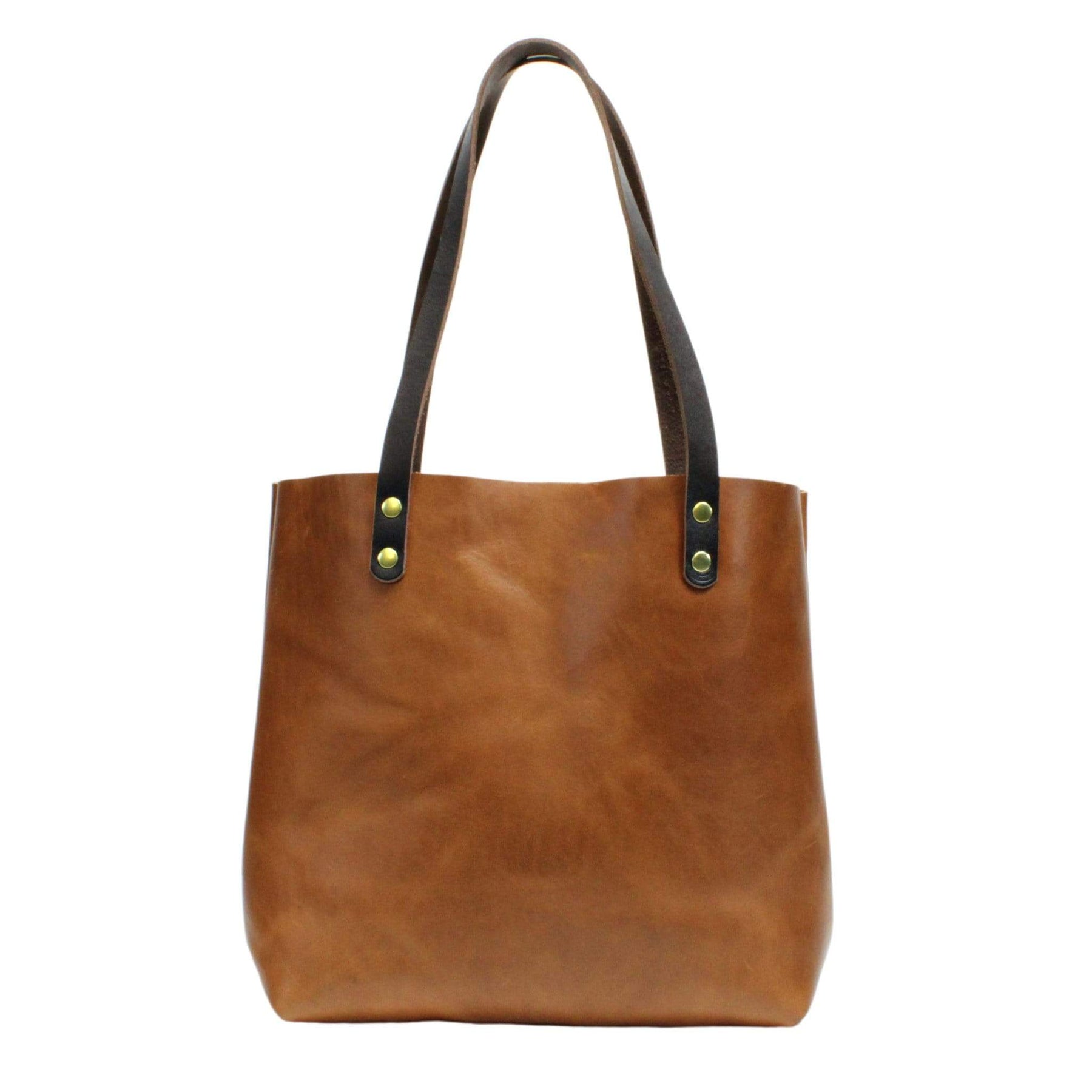 Women's Leather Tote Bags in Tan Pull Up| Kerry Noël