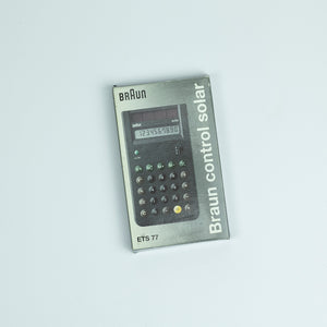 BRAUN calculator ブラウン電卓 ETS77-