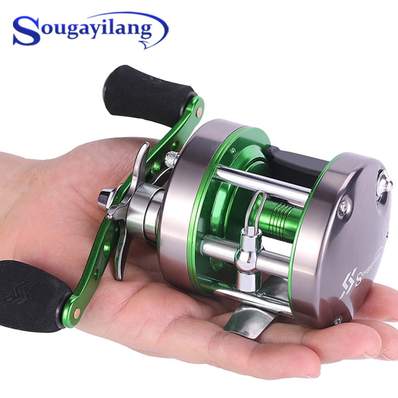 (g) - Sougayilang Trolling Fishing Reel Água Salgada Mão Esquerda / Direita 5.3: 1 Arrasto Máx. 25kg.