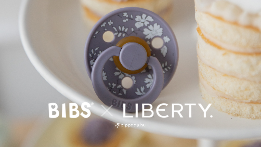 Cumi virág mintával sütemények között BIBS X LIBERTY kollekcióból - pippadu