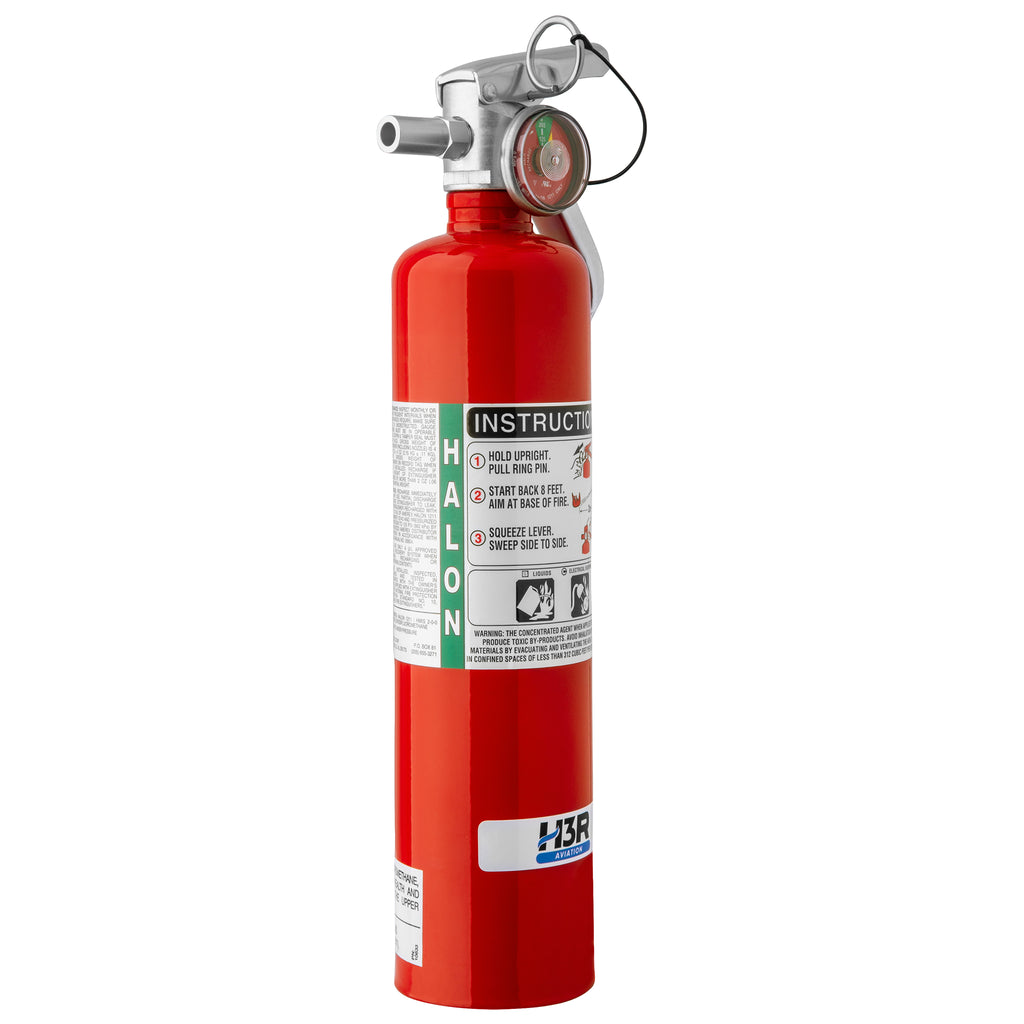 H3R Aviation Halon Fire Extinguisher Model C352TS 2.5 lb