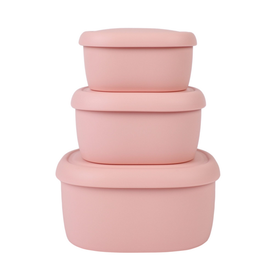 Signora Ware Reusable Airtight Food Prep Storage Containers with Lids, Set of 8 3-oz Pink, Size: 3oz
