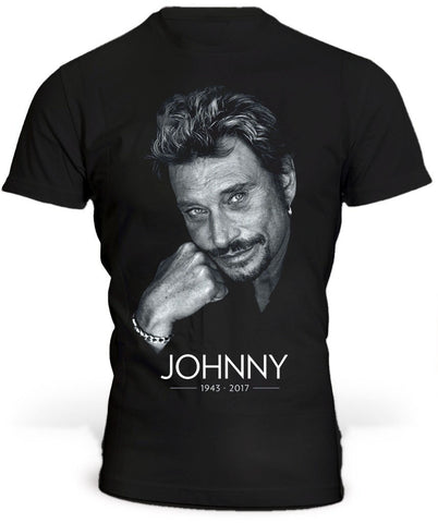 t shirt johnny hallyday paris