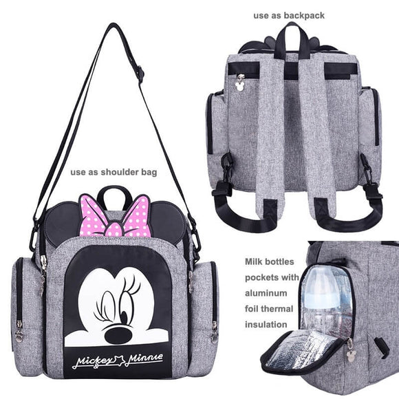 minnie mouse diaper bag backpack