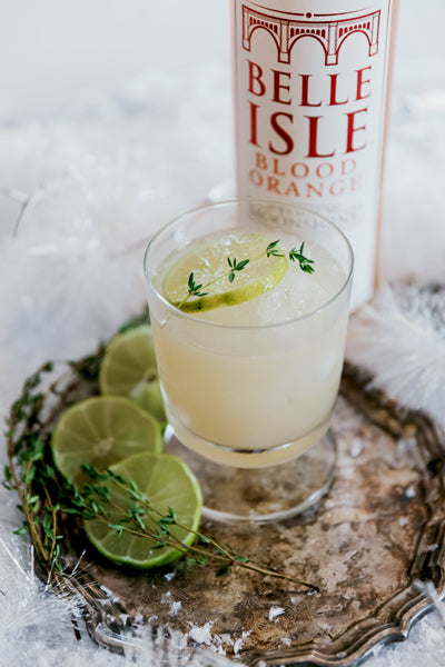 Winter Margarita - Belle Isle Blood Orange cocktail recipe