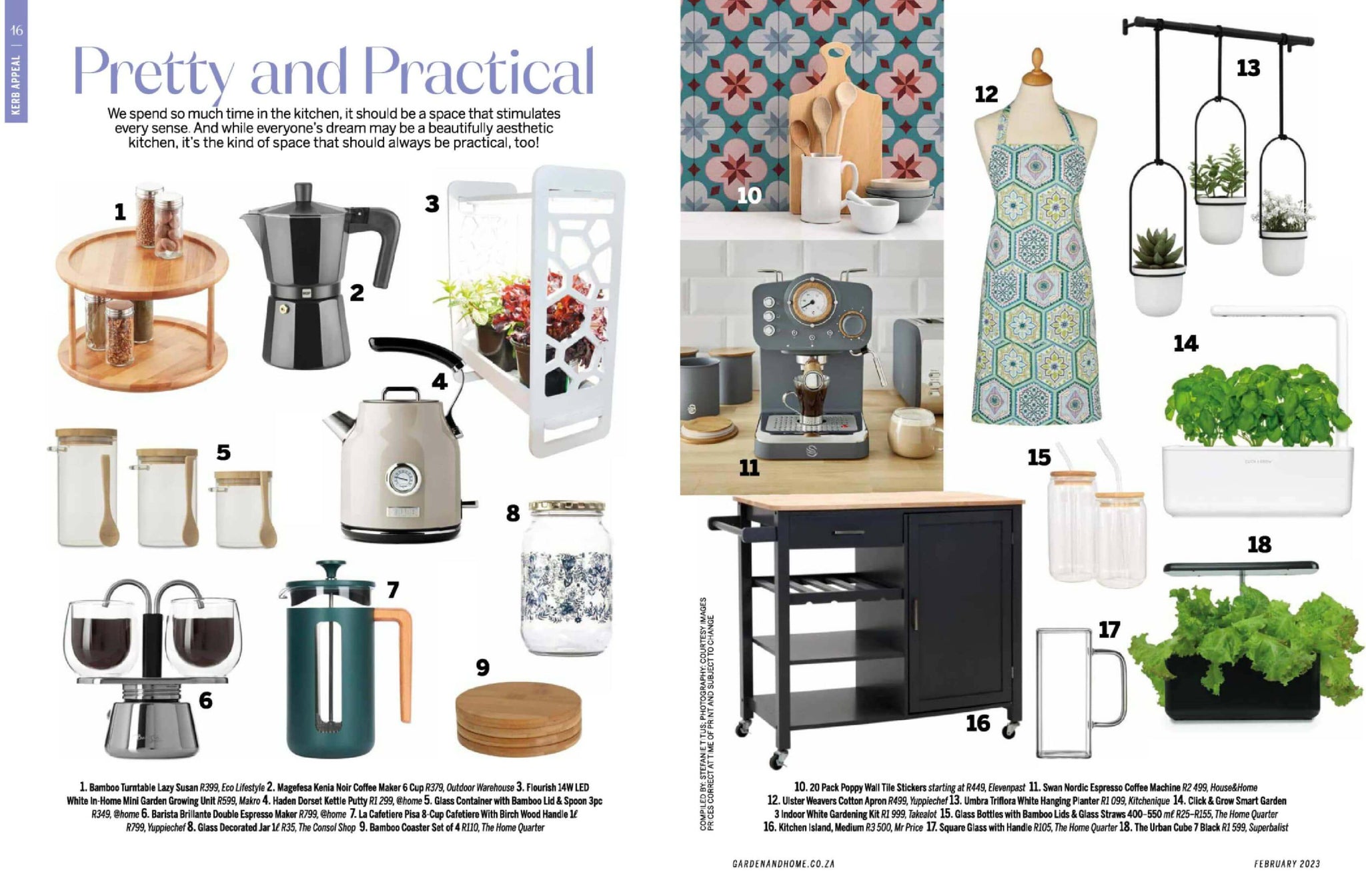The home quarter featured in south african garden and home magazine february 2023 issue