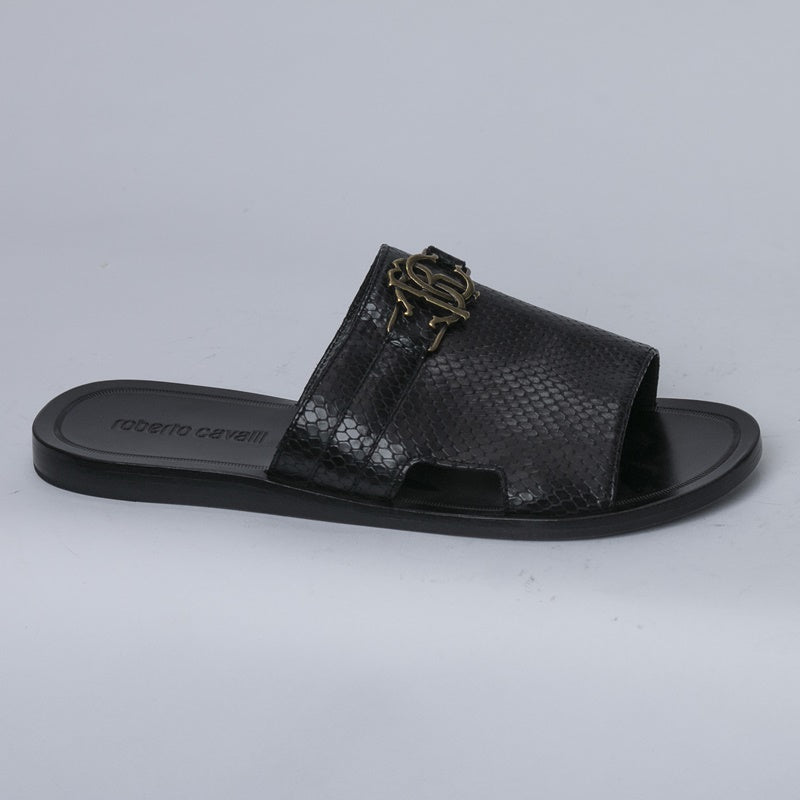 Black Roberto Cavalli Slide – Touches LTD