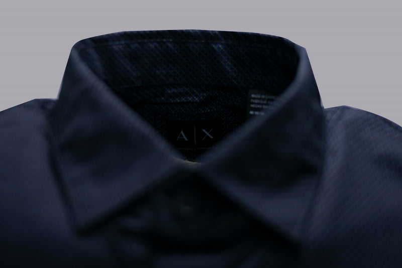 Dark Blue Armani Exchange Shirt – Touches LTD