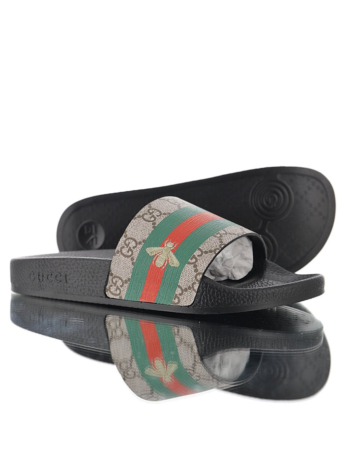 gucci slides with butterfly