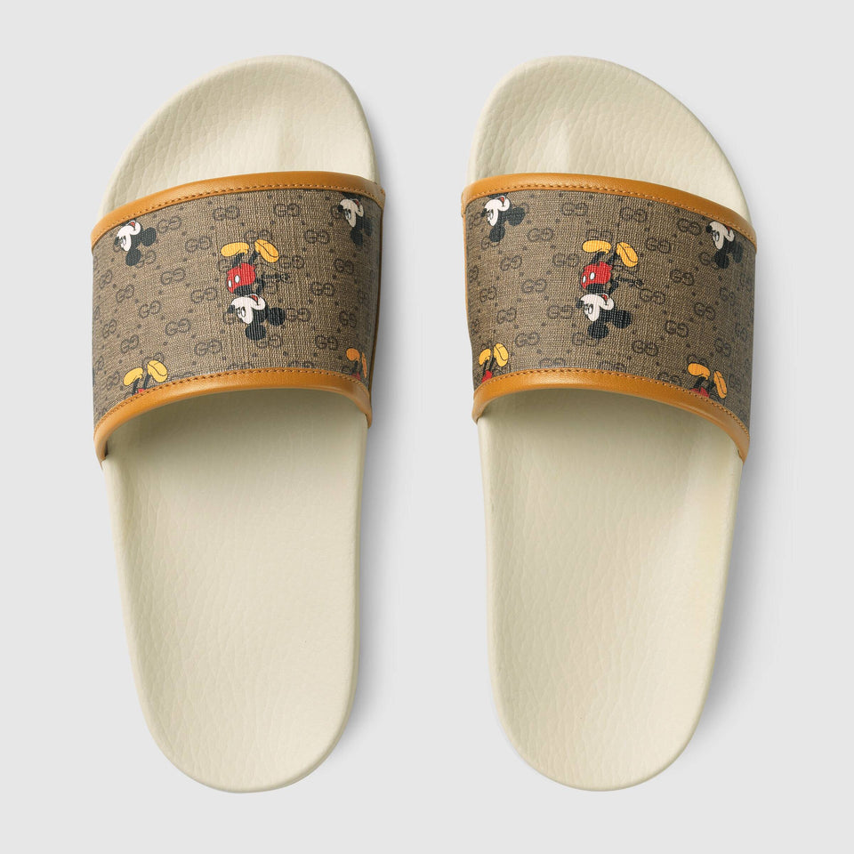 mickey mouse slides shoes