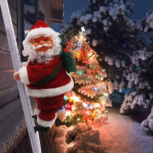 Funny Climbing Santa - Haim Place