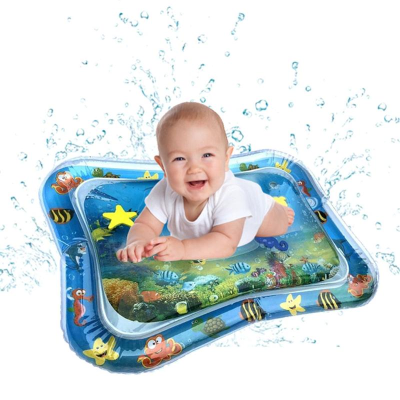 ultimate tummy time inflatable water mat for infants