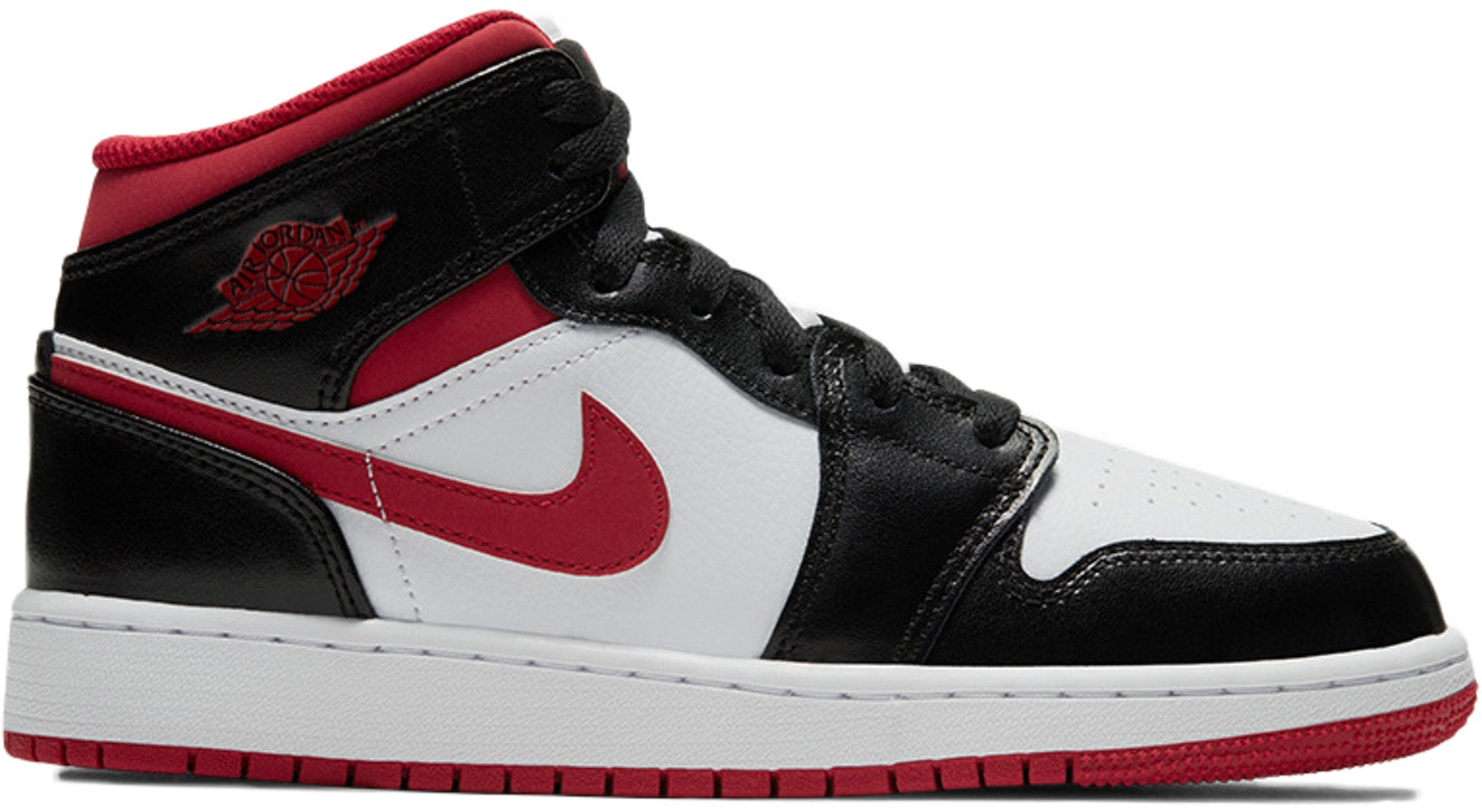 Air Jordan 1 Mid Gym Red Black White Gs Basedodici Perugia