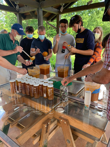 Sampling Heirloom Tomato Soup at Lotus Flower Farm