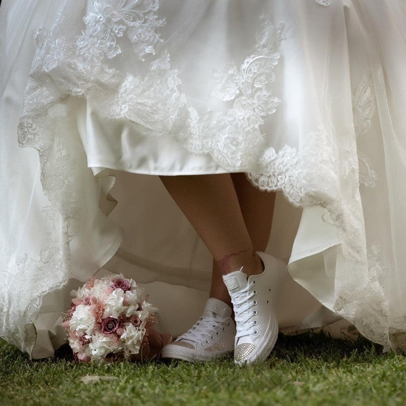 wedding dresses with converse