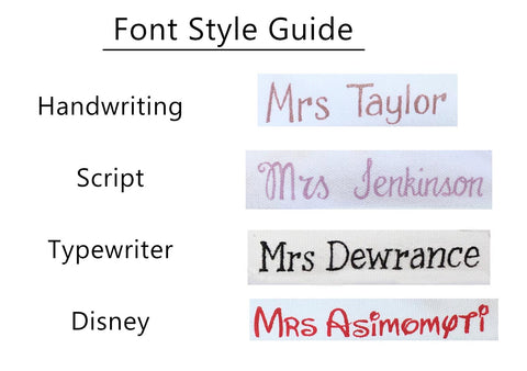Font Style Guide - Custom Converse Ltd