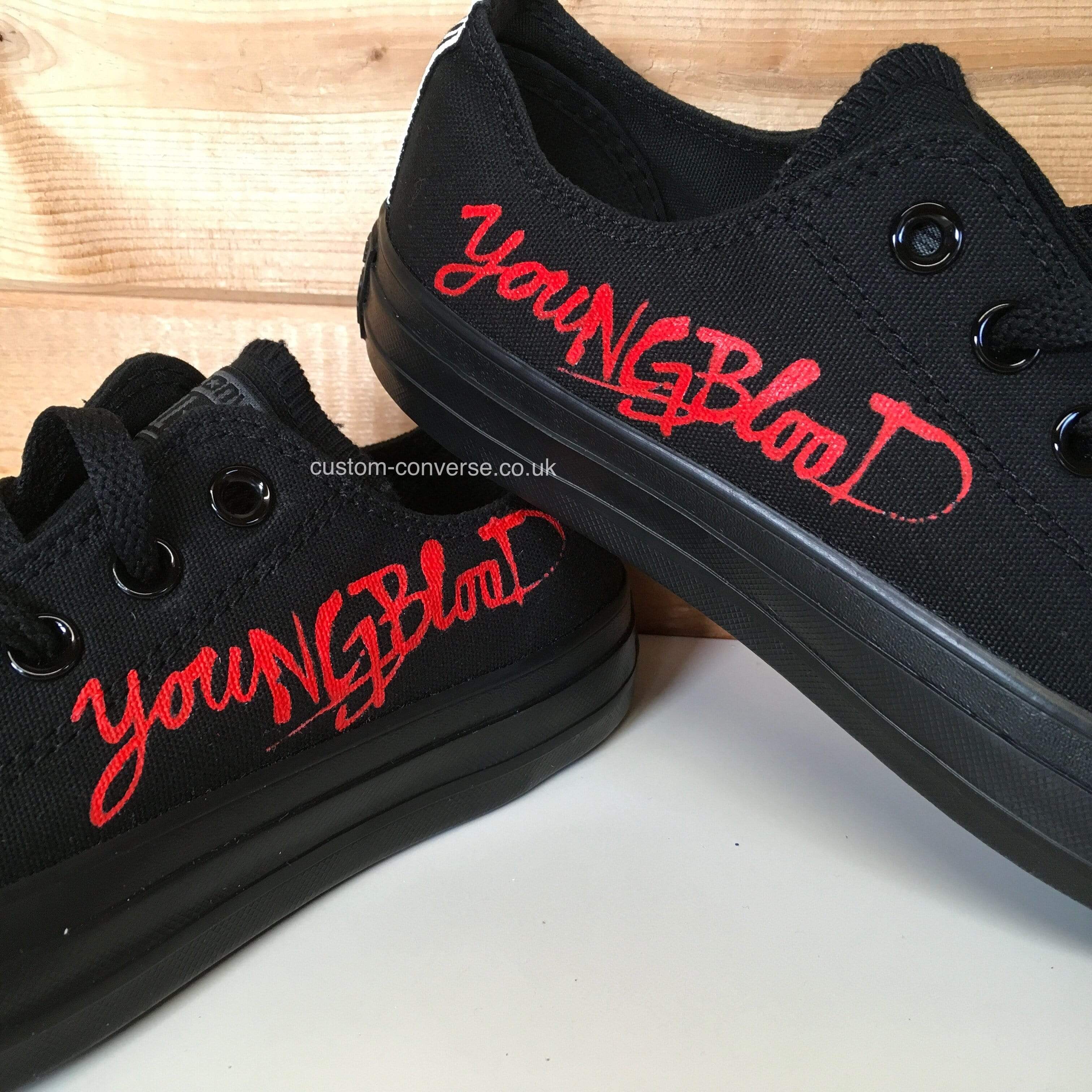 5 Seconds Of Summer Youngblood Custom Converse Ltd