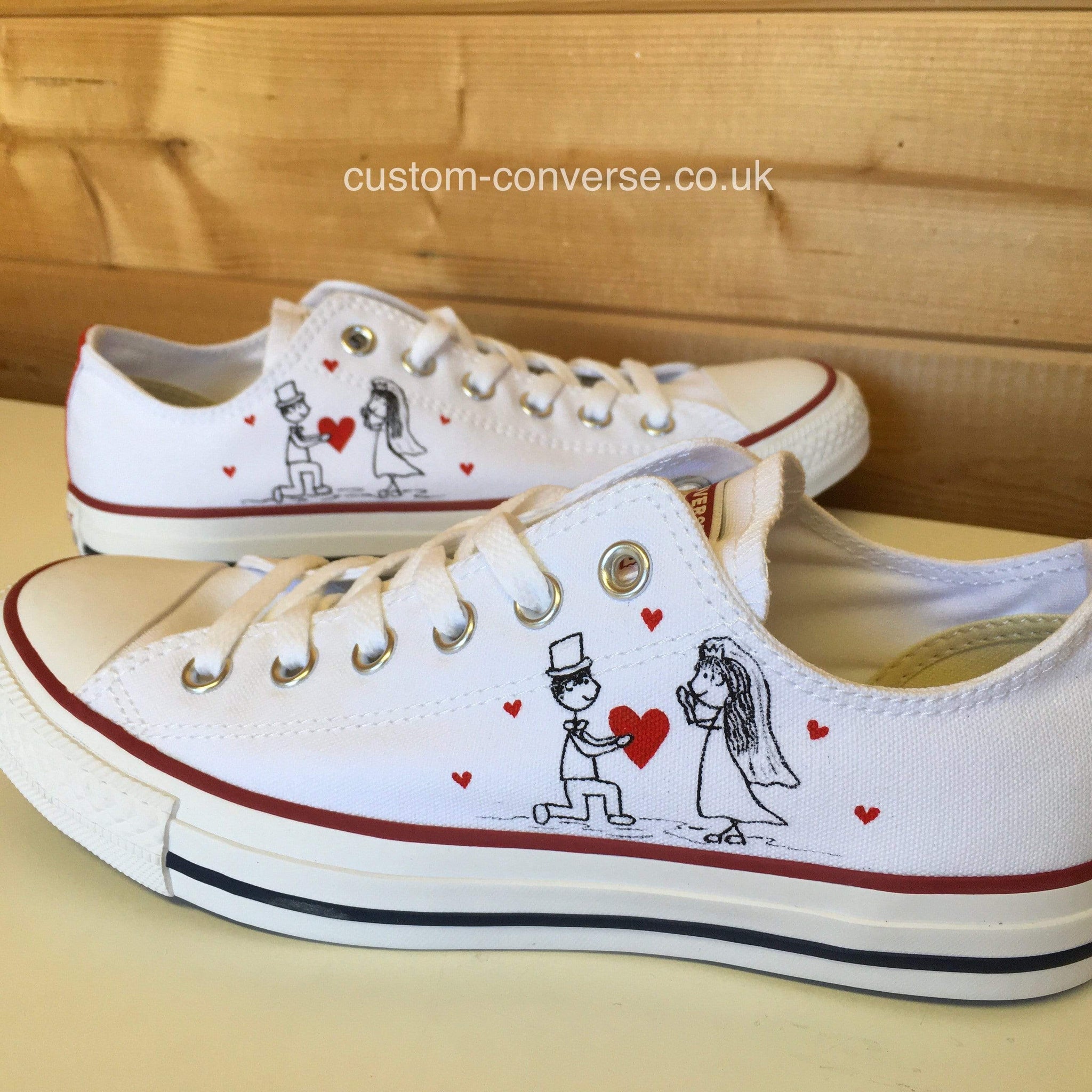 bride groom converse