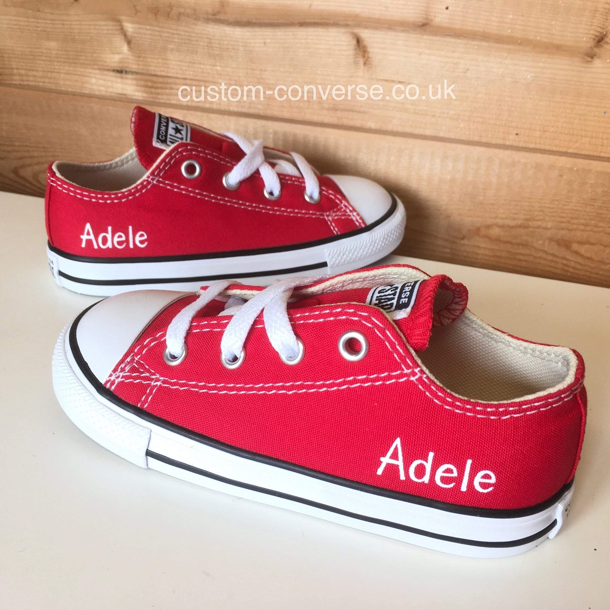 personalised baby converse