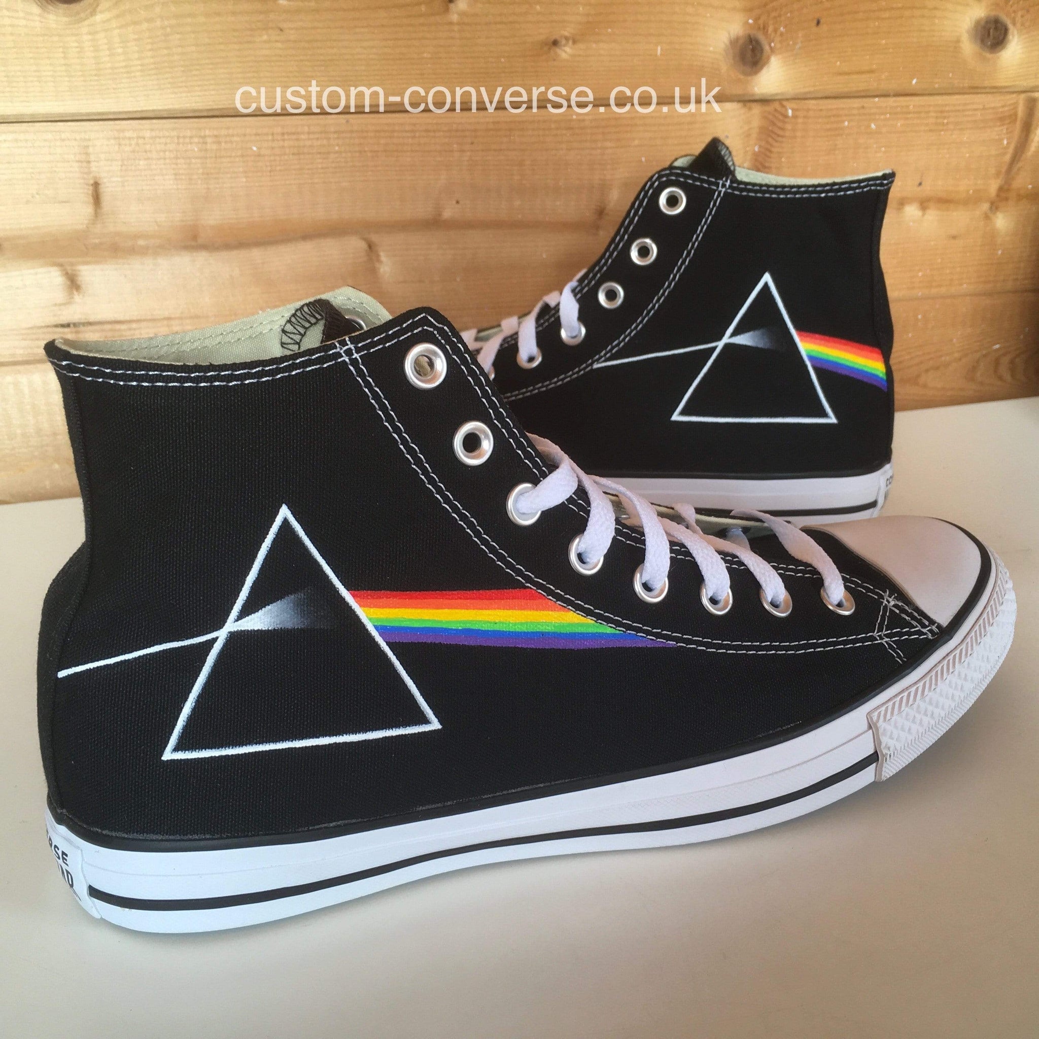 Pink Floyd Dark Side of the Moon| Custom Converse Ltd