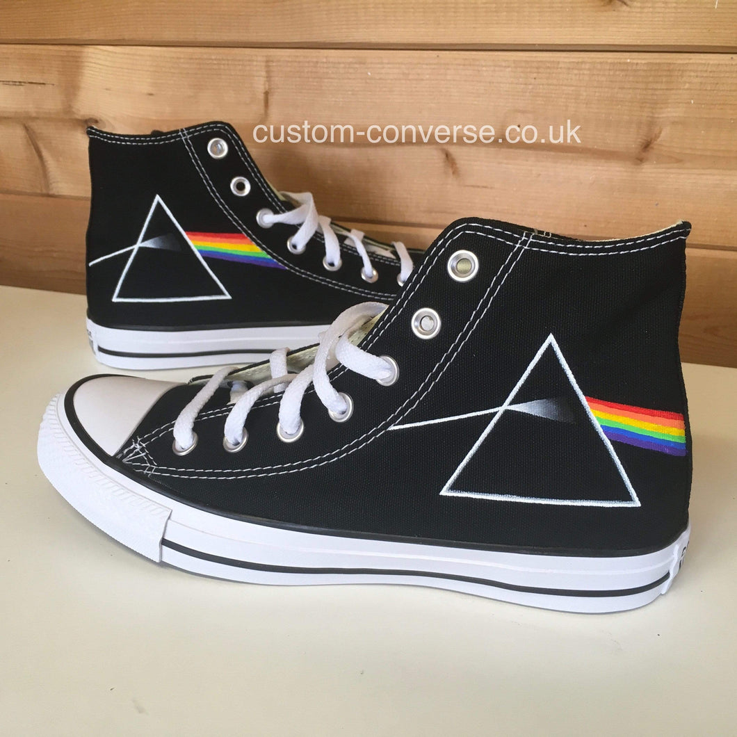 converse pink floyd sneakers,Quality 