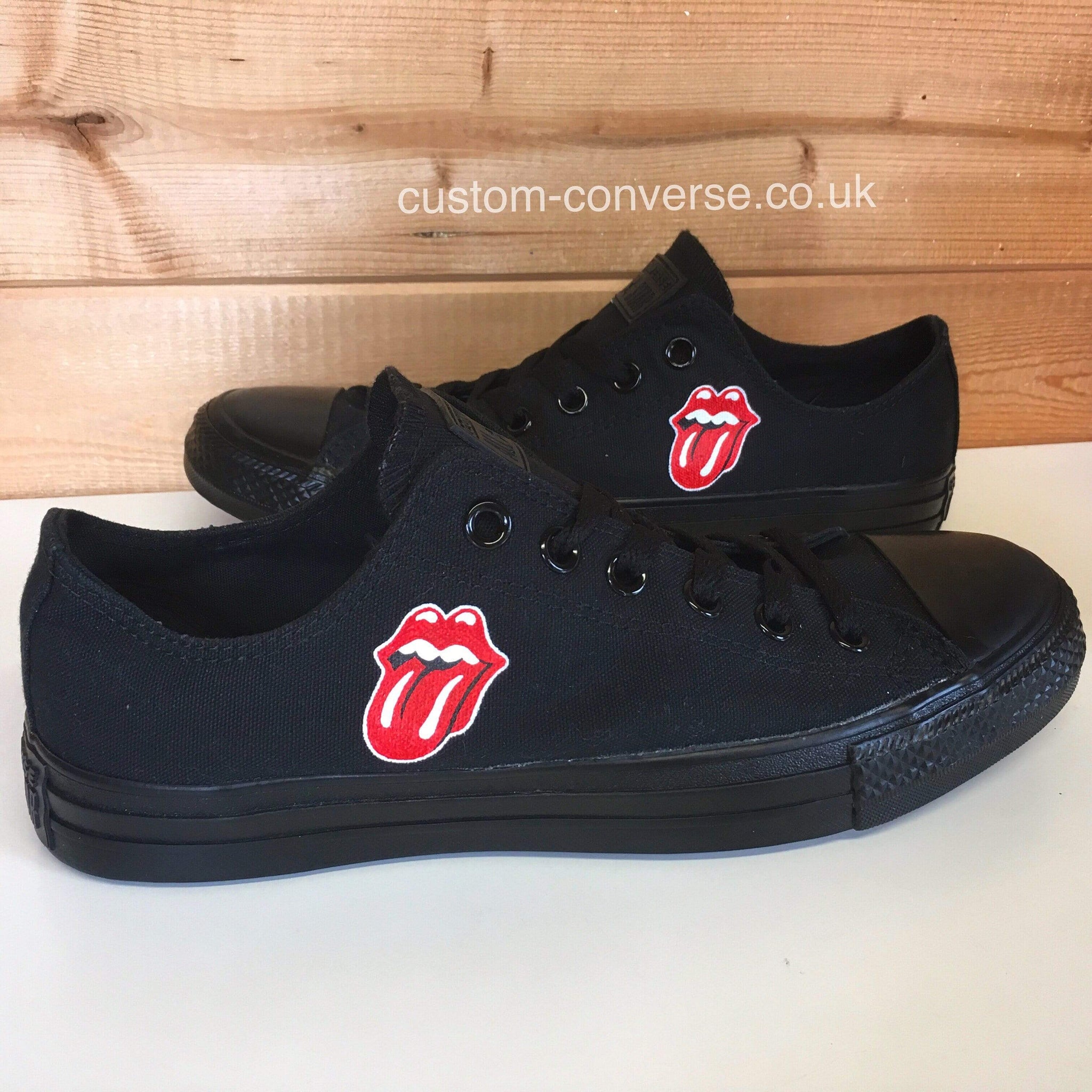 converse the rolling stones