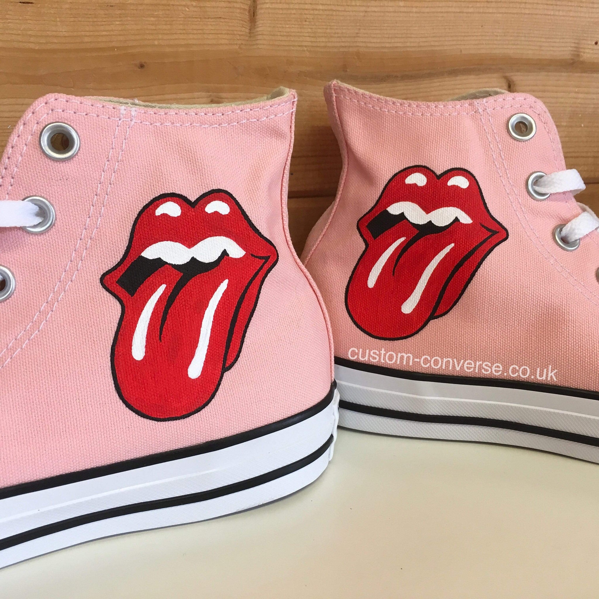 converse the rolling stones