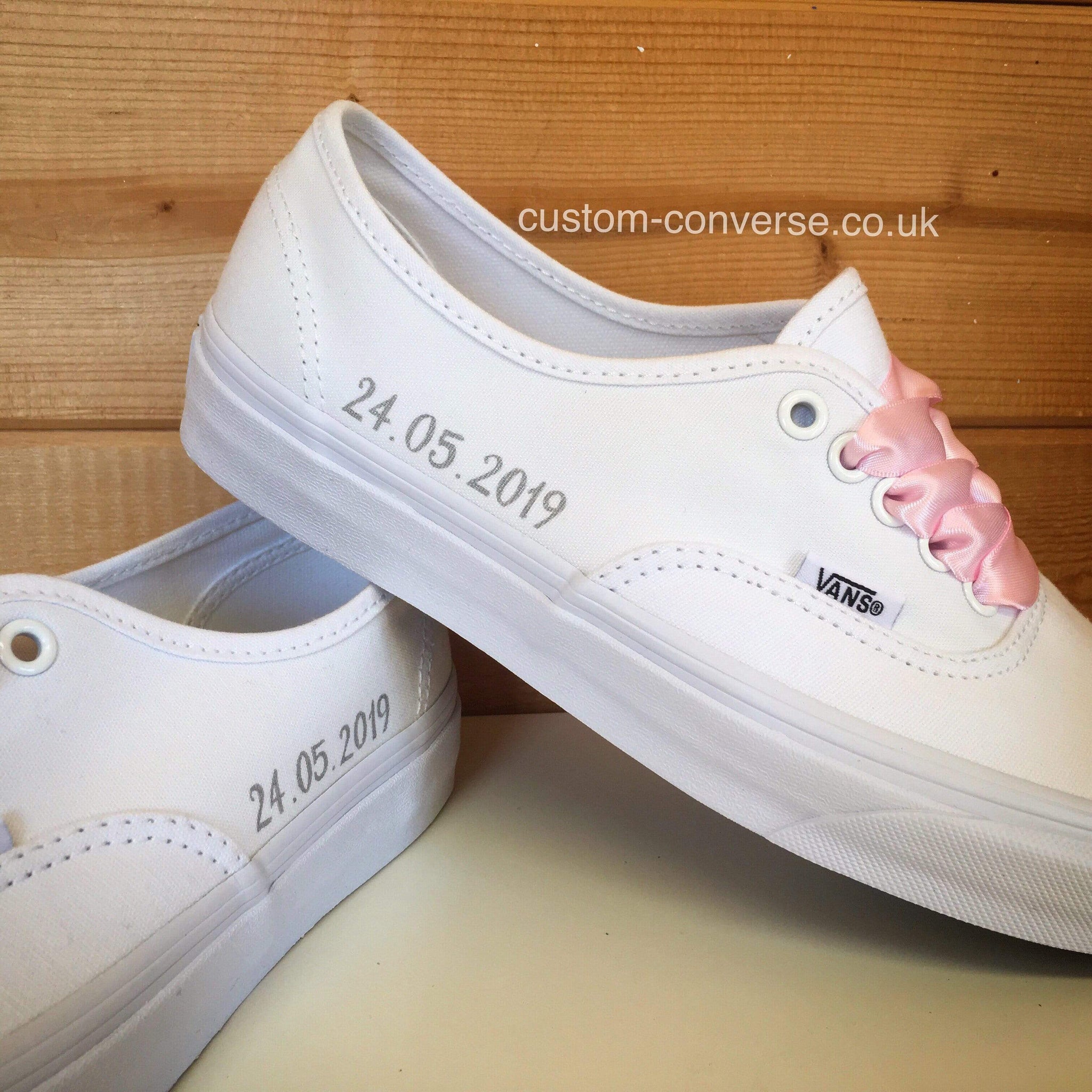 personalised vans shoes uk