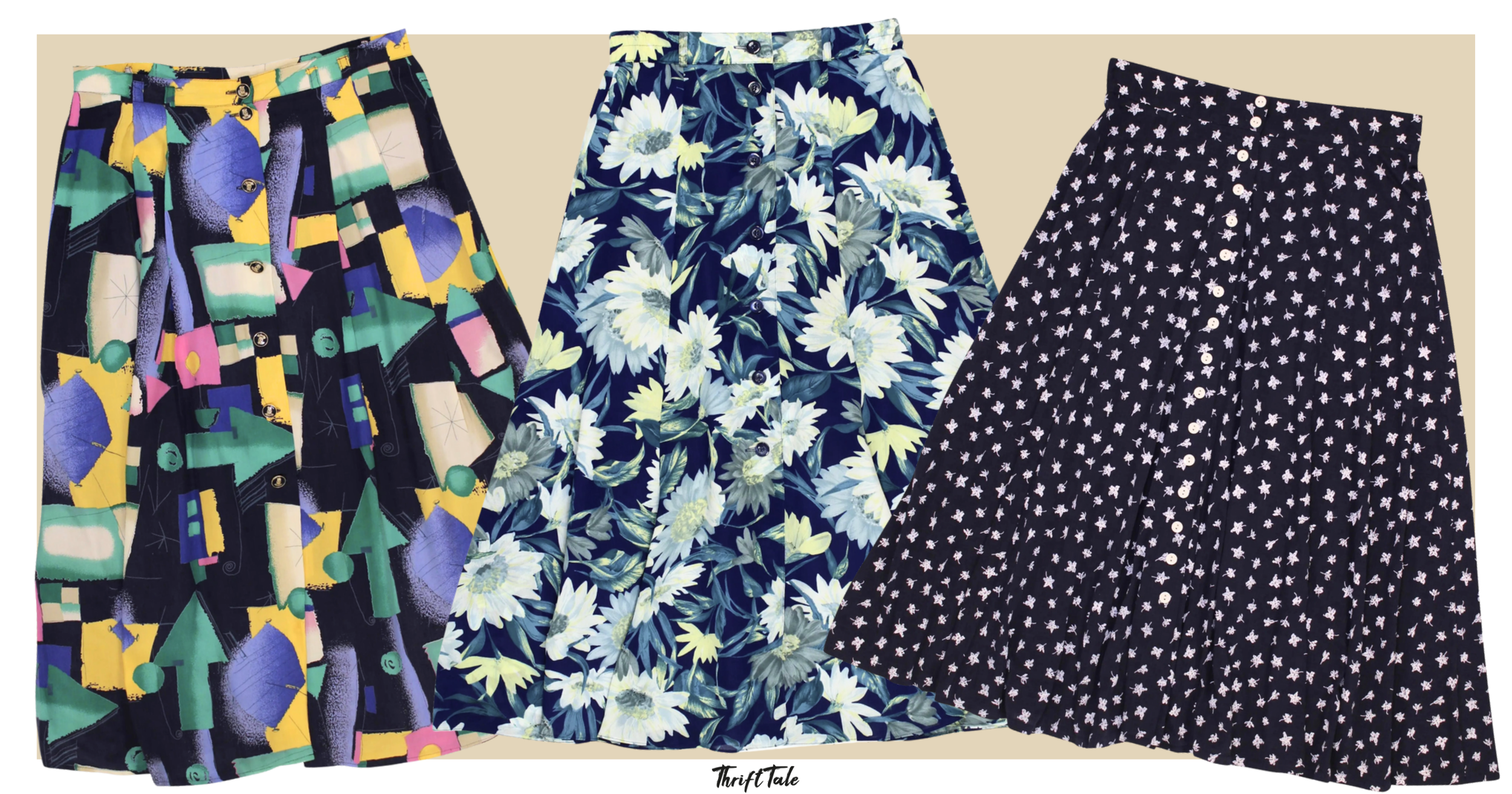 90s midi skirts