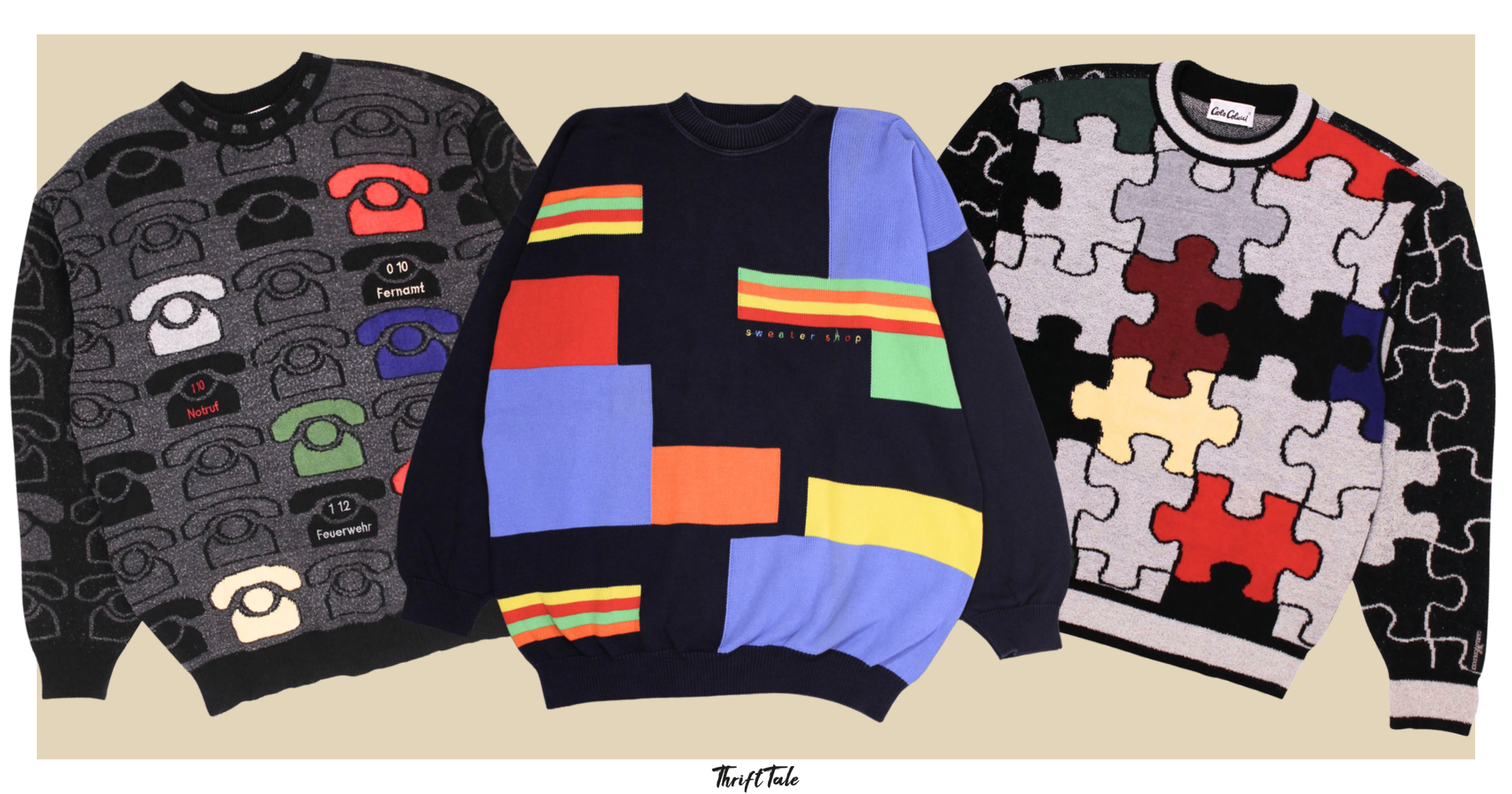 90s novelty sweaters