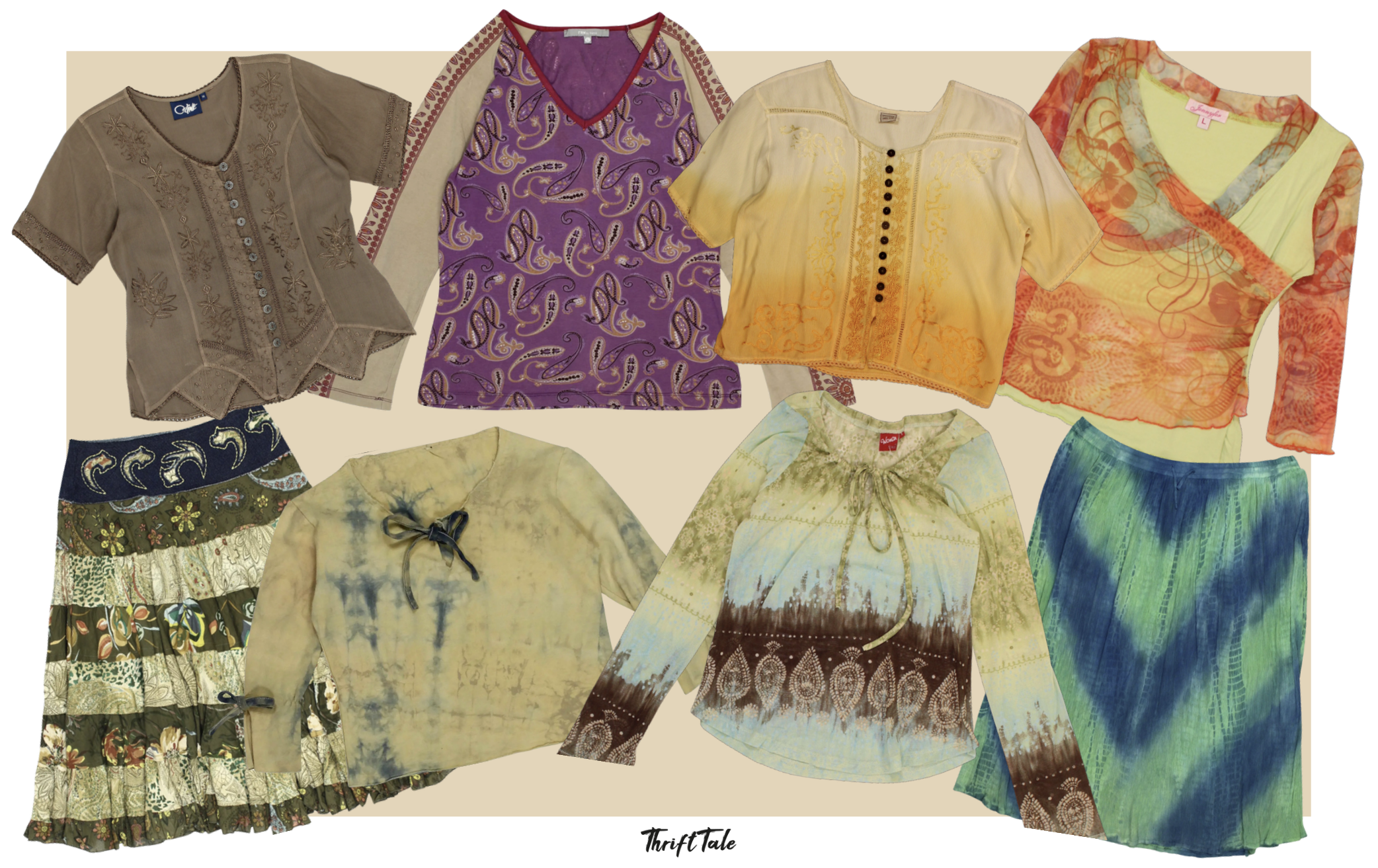 Boho Y2K clothes