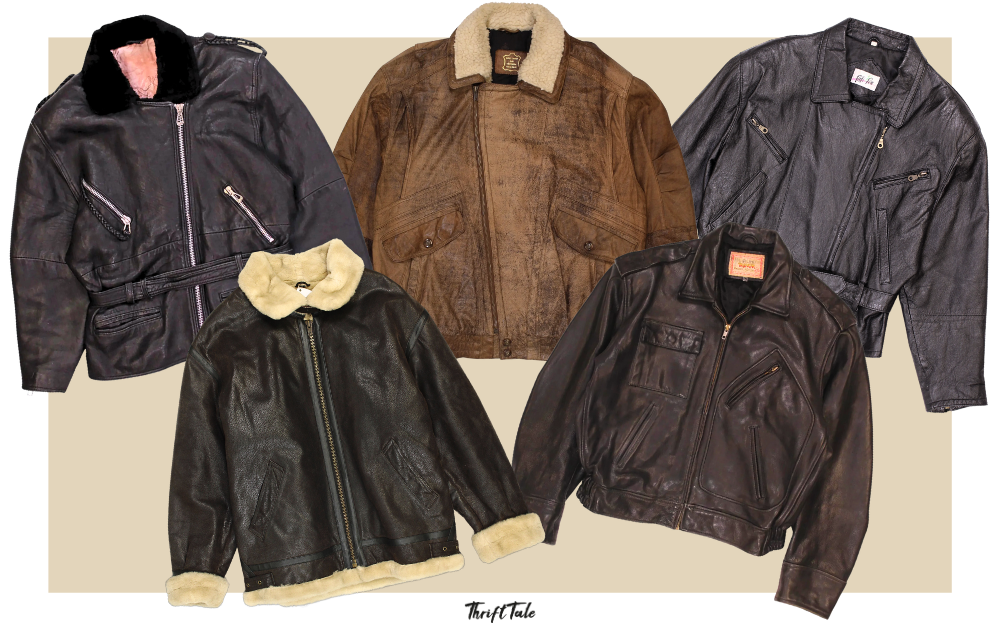 Vintage leather jackets