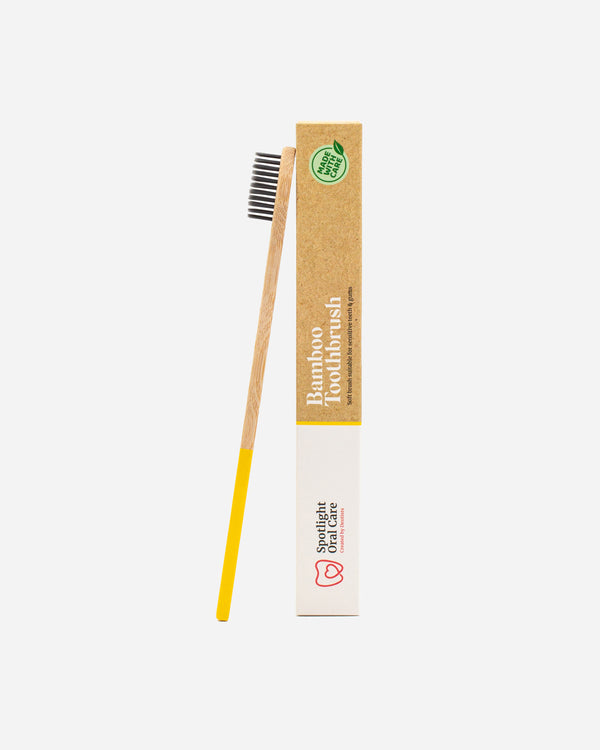 Yellow Bamboo Toothbrush