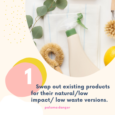 Swap out cleaning products for eco friendly versions