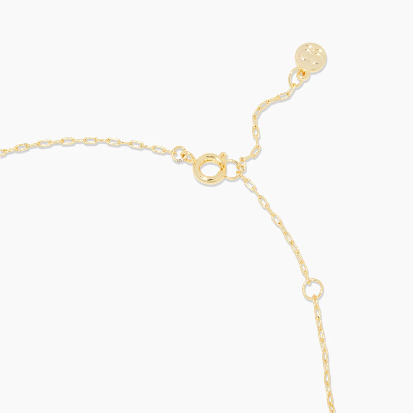 Gorjana Sunset Etched Necklace in Gold | The Paper Store