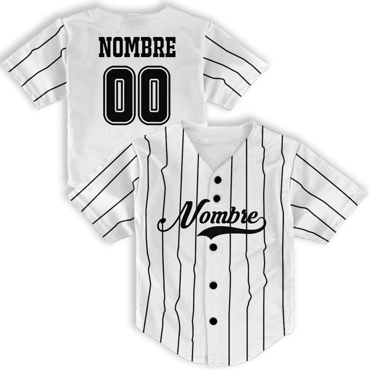 Jersey Béisbol Rayado Personalizable KIDS – Idink Clothing