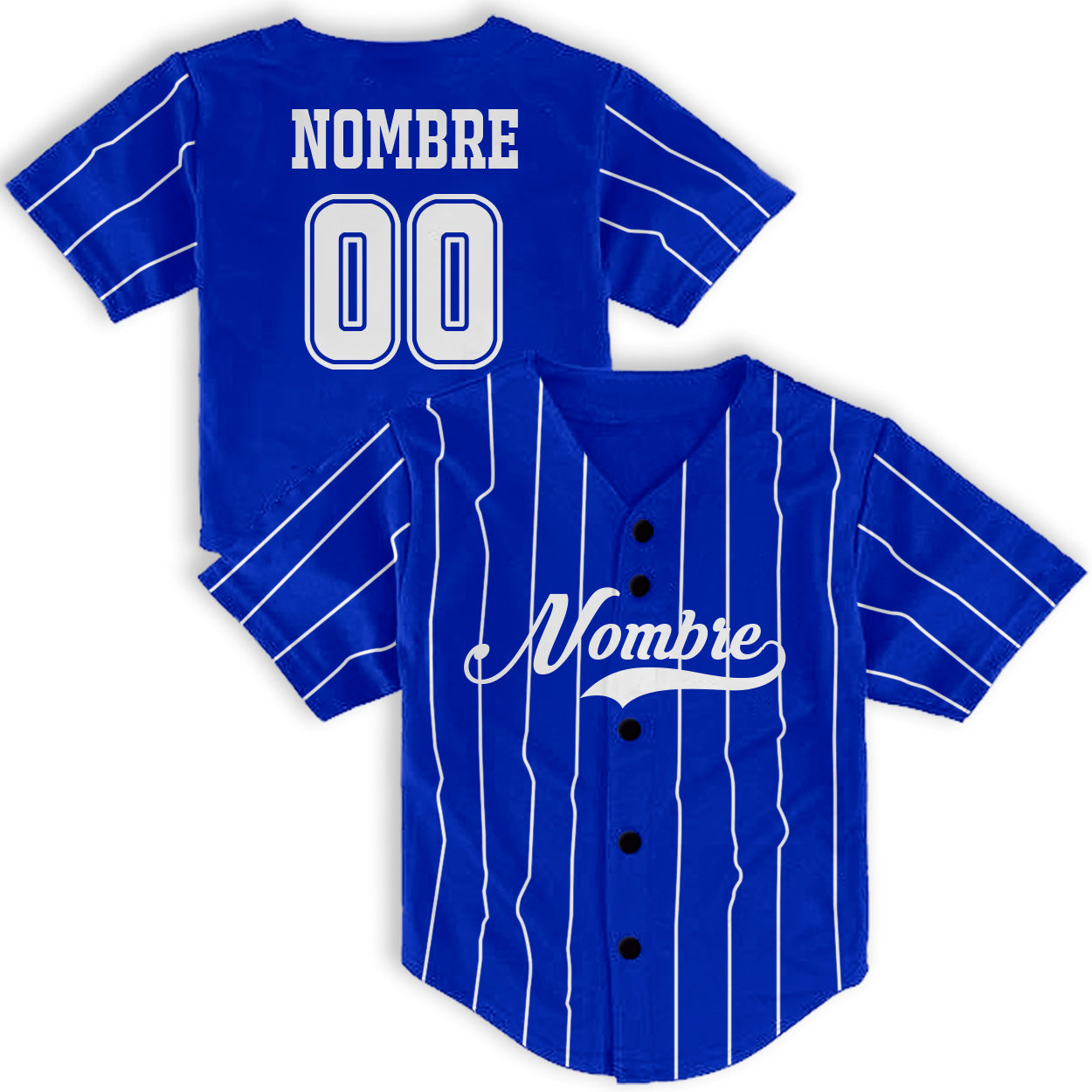 Jersey Béisbol Rayado Personalizable KIDS – Idink Clothing