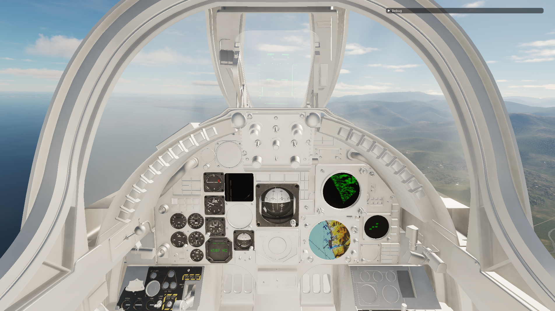 A7 Corsair II : Developement Cockpit_air