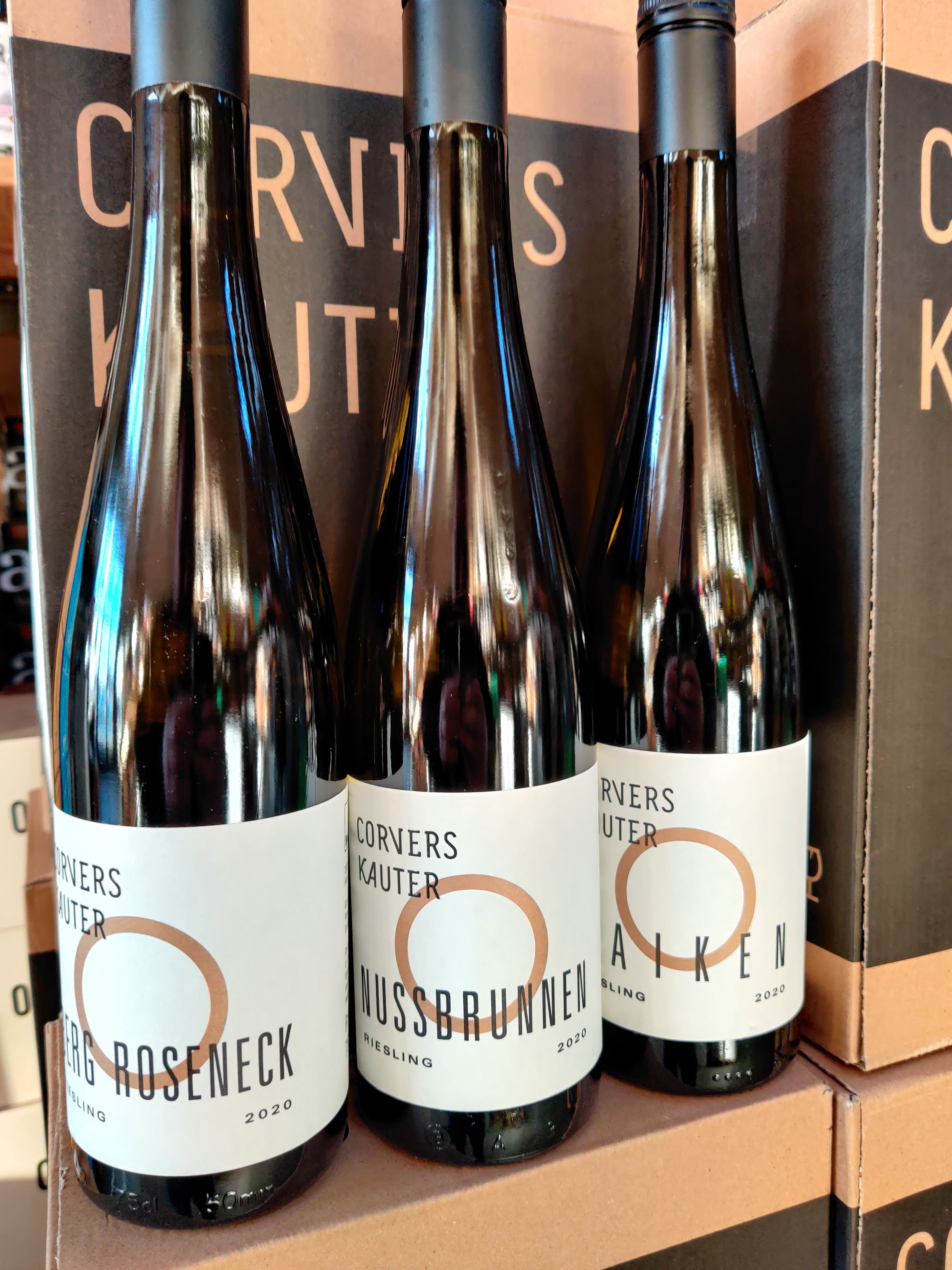 Billede af Riesling fra Rheingaus marker - 3 flasker Corvers Kauter, Rheingau