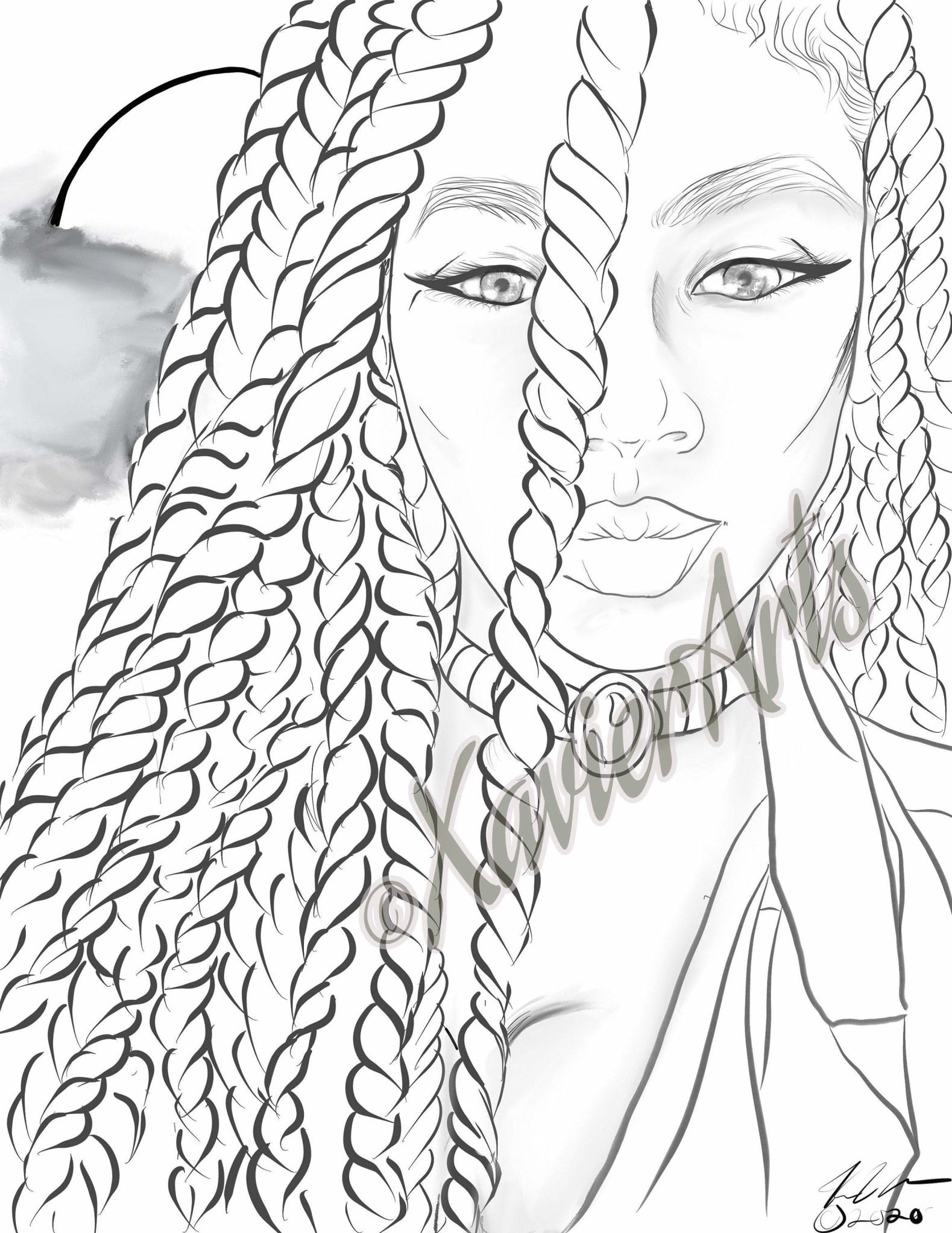 African American Adult Fashion Coloring Pages Coloring Pages