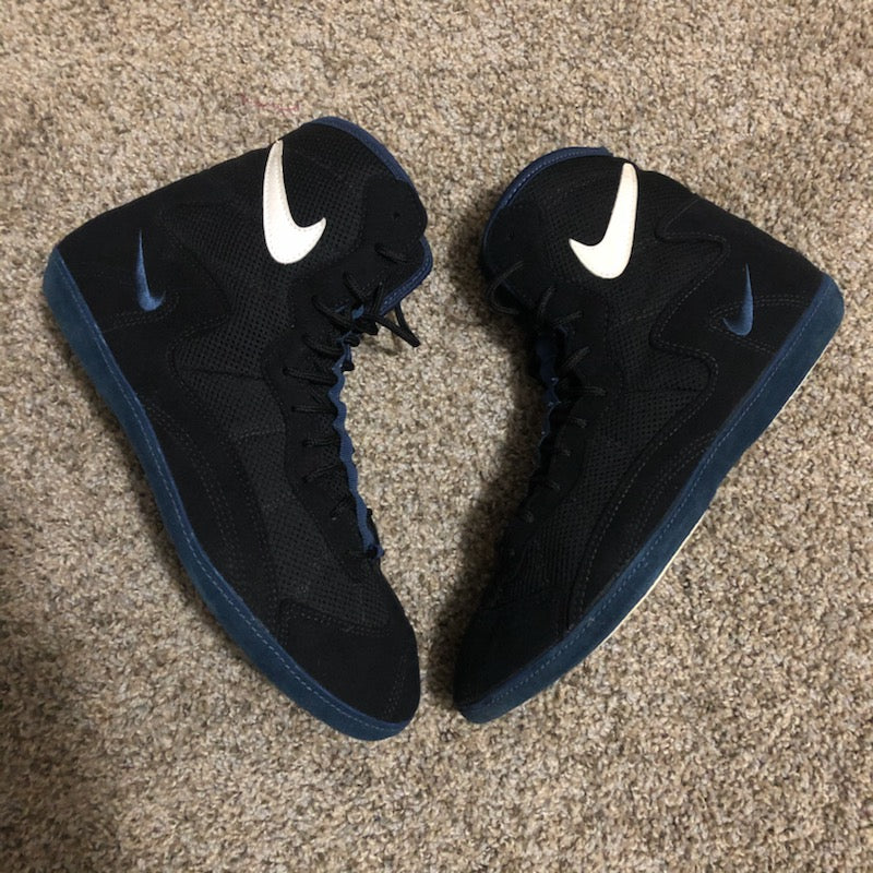 Nike Footsweep Wrestling Shoes in Blue 