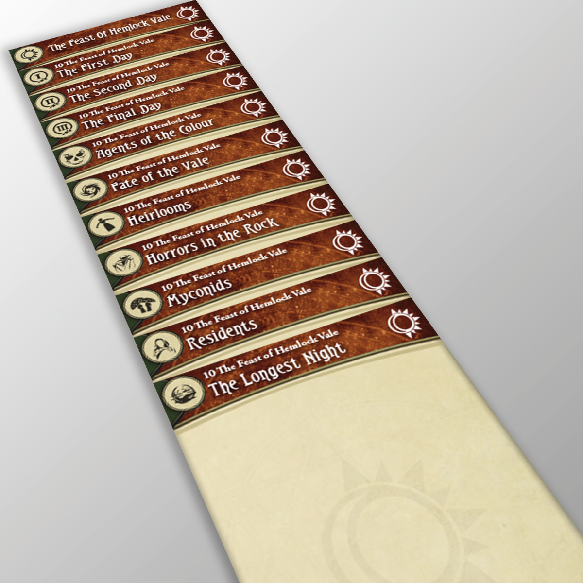 The Feast Of Hemlock Vale Arkham Horror LCG Deck Box Dividers