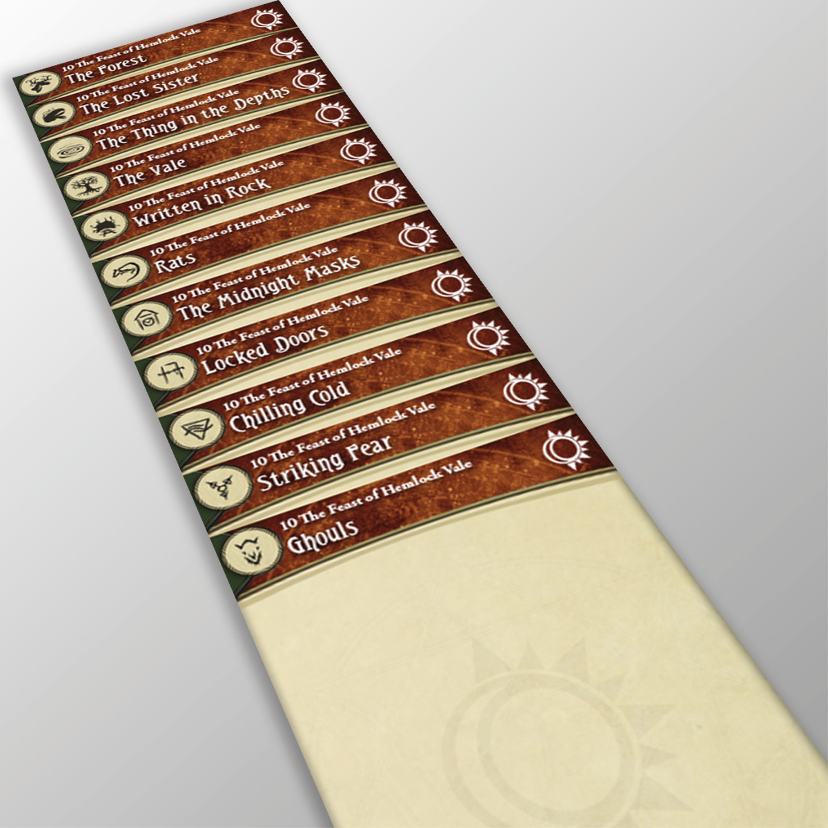 The Feast Of Hemlock Vale Arkham Horror LCG Deck Box Dividers