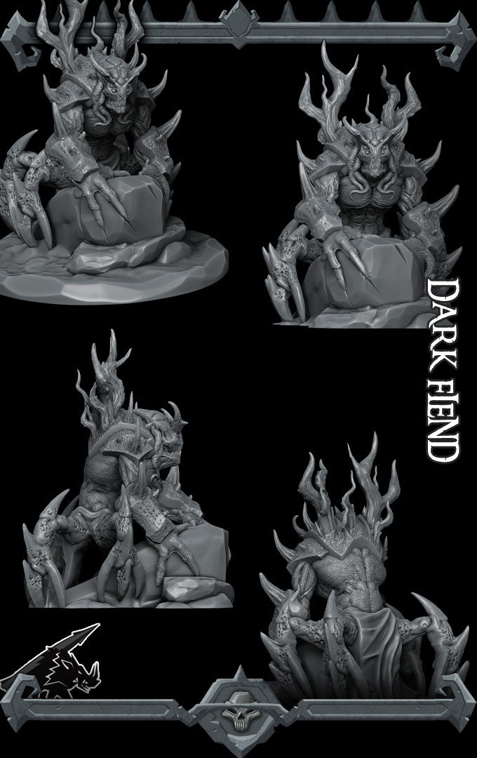 DARK FIEND - Miniature -All Sizes | Dungeons and Dragons | Pathfinder | War Gaming