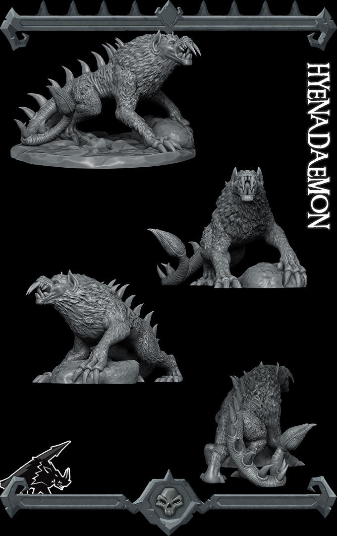 HYENADAEMON - Miniature - All Sizes | Dungeons and Dragons | Pathfinder | War Gaming