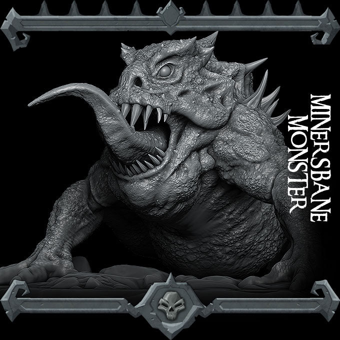 MINERSBANE MONSTER - Miniature | All Sizes | Dungeons and Dragons | Pathfinder | War Gaming