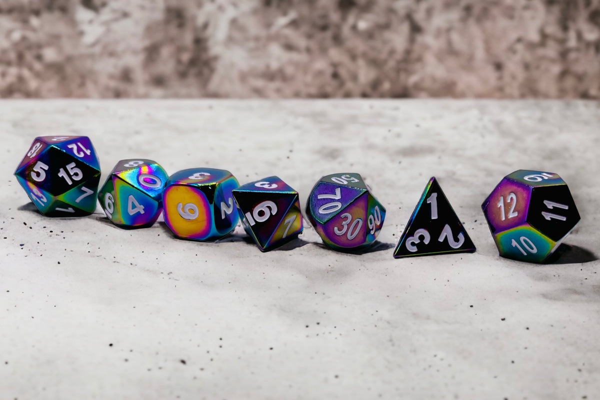 Rainbow Dice Set