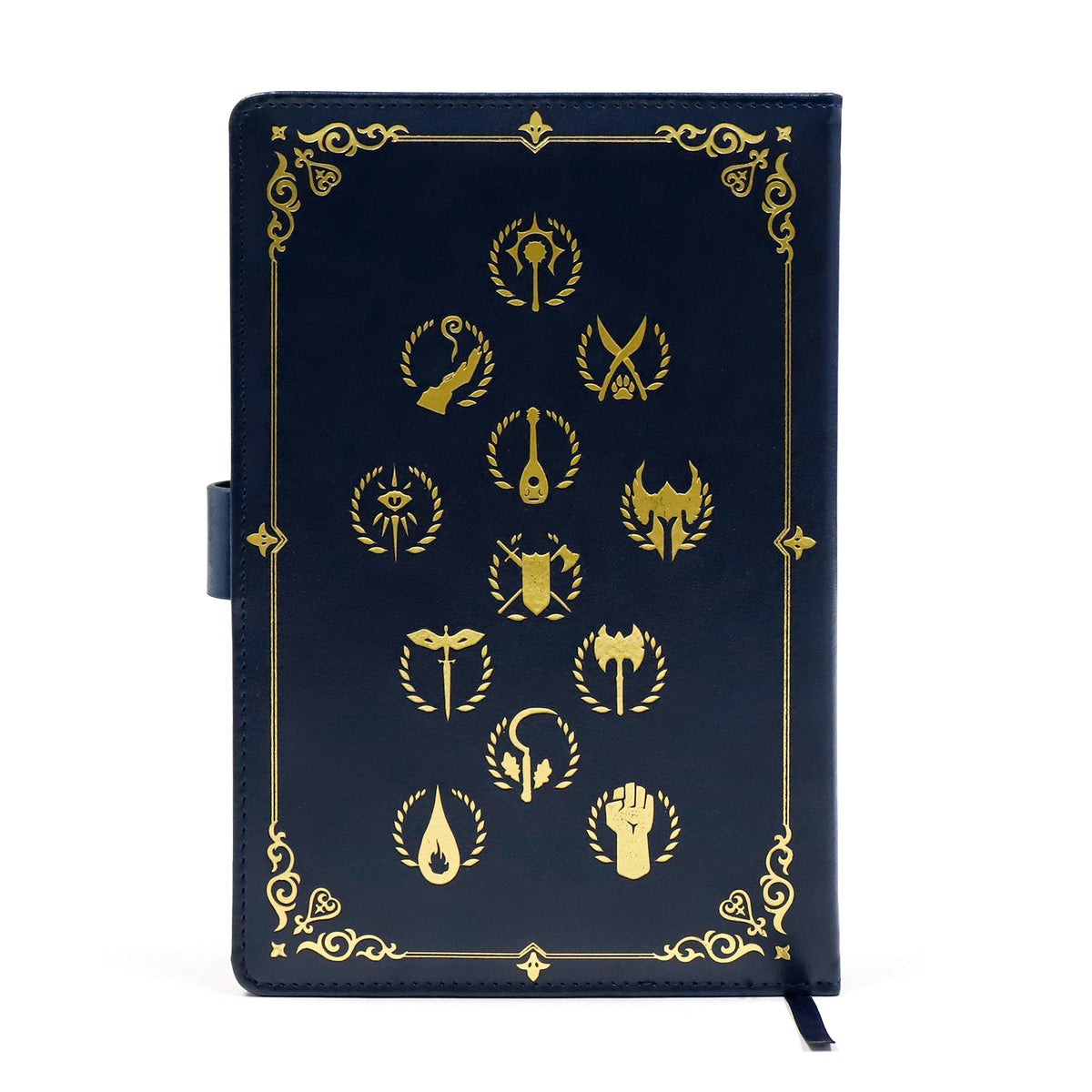 Dungeon Master A5 Vintage PU Leather Combination Lock Notebook (Blue)
