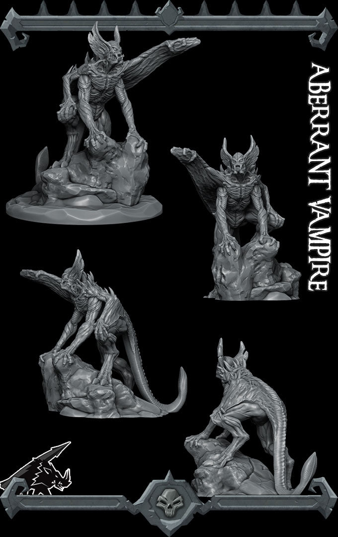 ABERRANT VAMPIRE - Miniature -All Sizes | Dungeons and Dragons | Pathfinder | War Gaming